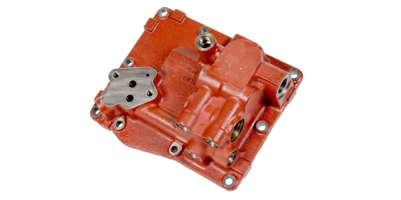 Część hydrauliczna do MF 3080, gotowa do wymiany pompy.